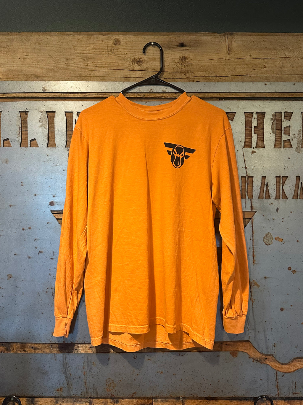 Orange Long Sleeve Golden retriever Tee